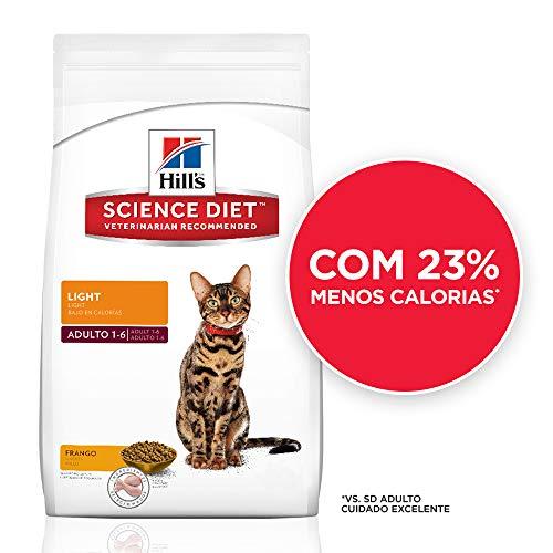 Ração Hill's Science Diet para Gatos Adultos - Light - 7,5kg