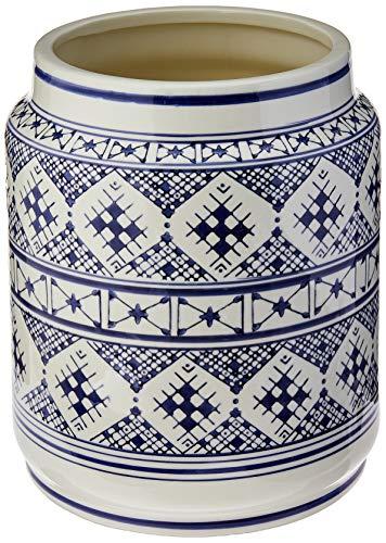 Dacle Vaso 26 * 22cm Ceramica Azul/bran Cn Home & Co Único