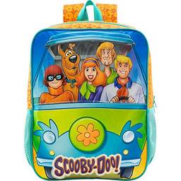 Mochila Escolar 14, Scooby-Doo, 8883, Laranja