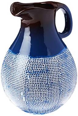 Mosaic Garrafa Decorativ 31cm Ceramica Azul Cn Home & Co Único