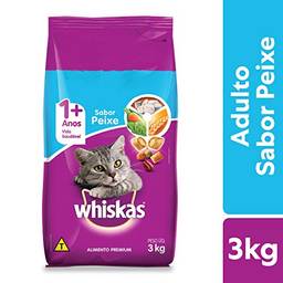 Ração Whiskas Peixe Para Gatos Adultos 3 kg