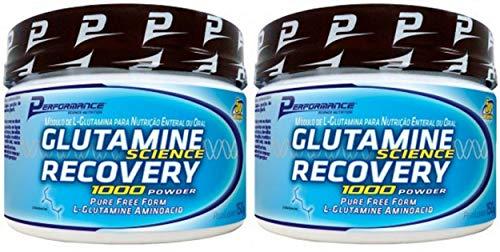 Glutamina Glutamine Science Recovery 1000 Powder Performance Nutrition 150g kit 2 Und