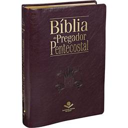 Bíblia do Pregador Pentecostal. Almeida Revista e Corrigida - Capa Vinho Nobre