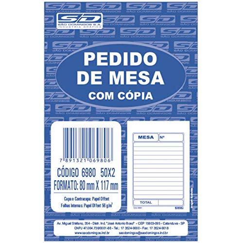 Impresso Talão De Pedido, São Domingos, 6980-6, Multicor