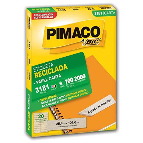 Etiqueta Carta, Pimaco, Multicor