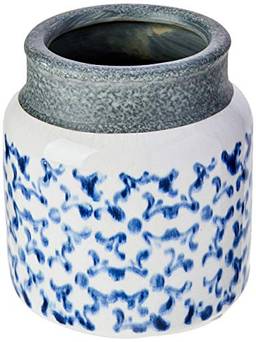 Spring Vaso 11cm Ceramica Bran/azul Av Home & Co Único