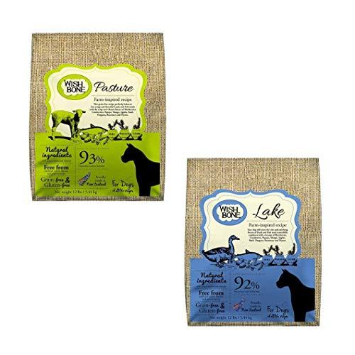 Kit: Wishbone Pasture sabor cordeiro (canino) + Wishbone Lake (canino), 5.44kg
