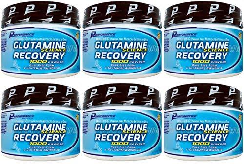 Glutamina Glutamine Science Recovery 1000 Powder Performance Nutrition 150g kit 6 Und