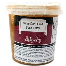Slime Dark Gold Glitter 400g Altezza Multicor