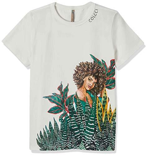 Camiseta Mulher & Natureza, Colcci, Feminino, Branco (Off Shell), GG