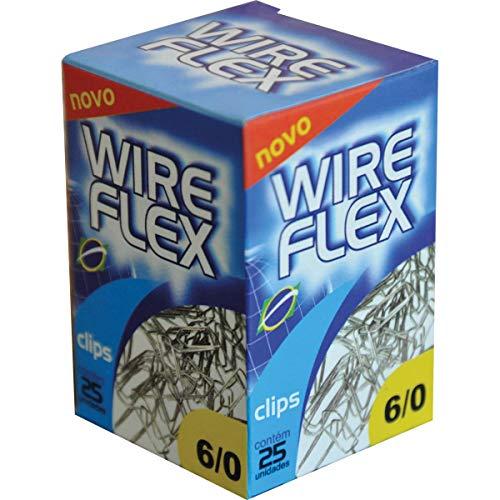 Wire Flex 15009, Clips Galvanizado, Multicolor, Pacote de 10
