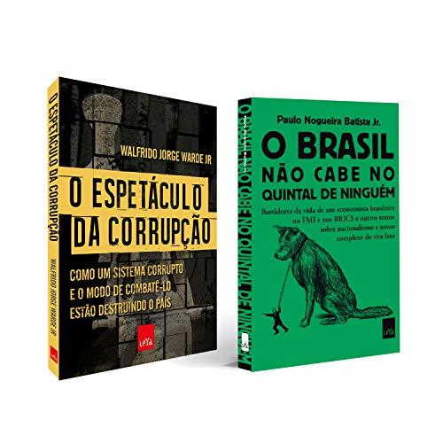 Combo Política Com 2 Livros - O Espetáculo Da Corrupção + O Brasil Não Cabe No Quintal De Ninguém