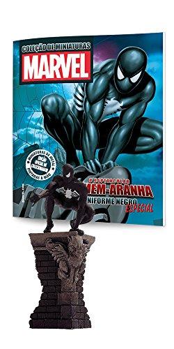 Homem-Aranha Uniforme Negro - Coleção Marvel Figurines