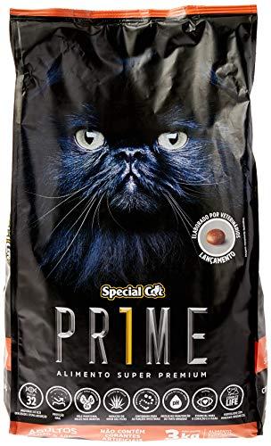 Ração Special Cat Prime Adultos Salmão e Arroz 3Kg