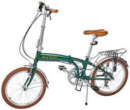 Bicicleta Sampa Pro Dobravel, Aro 20, 7 velocidades, Durban, Verde