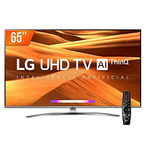 Smart TV LED PRO 65'' Ultra HD 4K LG 65UM761C0SB.BWZ 4 HDMI 2 USB Wi-Fi Conversor Digital
