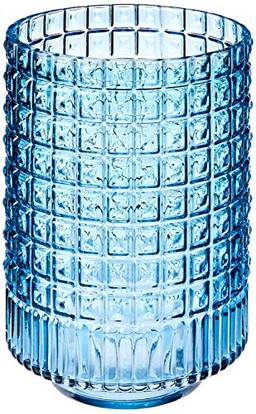 Aimez Vaso 23 * 17cm Vidro Azul Cn Home & Co Único