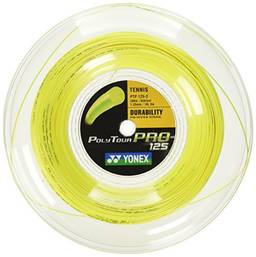 Corda de Tênis Yonex Poly Tour Pro 125 Rolo Amarelo,Amarelo,Rolo com 200 metros