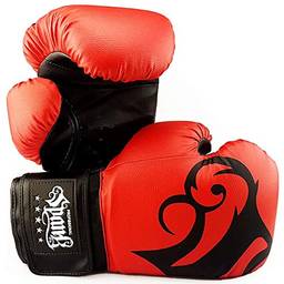 Luva De Boxe E Muay Thai Spank - 18Oz - Vermelho
