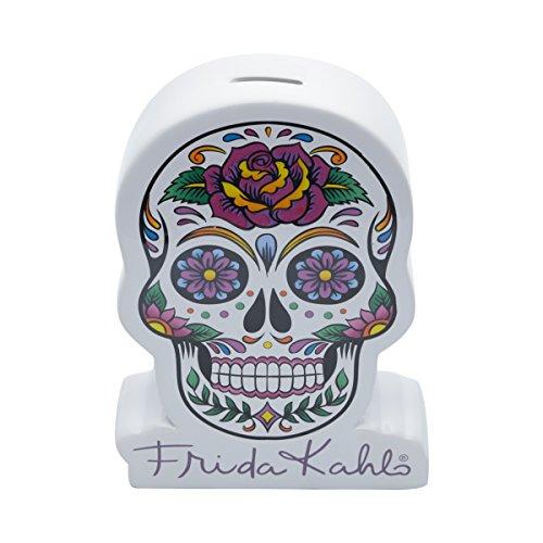Cofre de Cerâmica Frida Kahlo Mexican Skull Urban Multicor