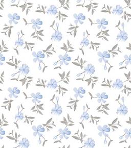 Papel de Parede Floral Bobinex Uau Azul