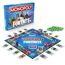 Jogo Monopoly Fortnite Hasbro Gaming Azul/vermelho/branco