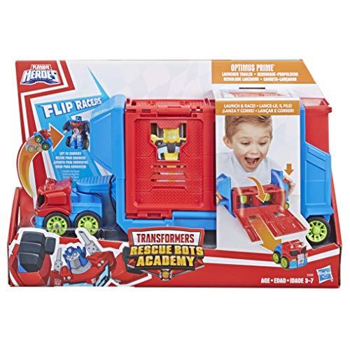 Figura Rescue Bots Lançador Optimus, Playskool, Cinza/azul/vermelho