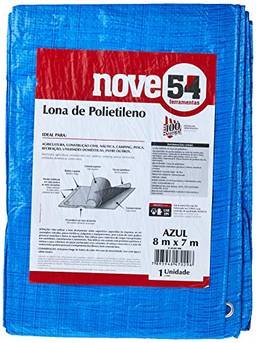 Lona De Polietileno Azul 8 M X 7 M Nove54 Nove 54