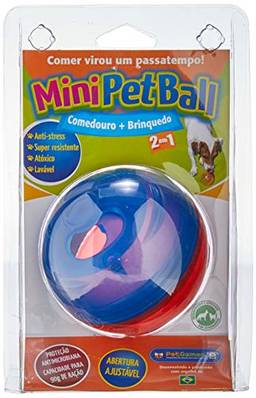 Comedouro Brinquedo Pet Ball Pet Games, Mini