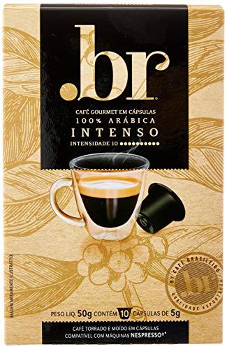 Cápsulas de Café .br Intenso, Compatível com Nespresso, Contém 10 Cápsulas