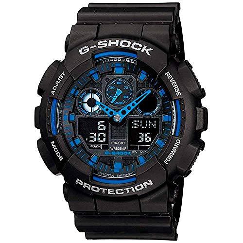 Relógio Casio G-Shock GA-100-1A2 Digital Black Dial