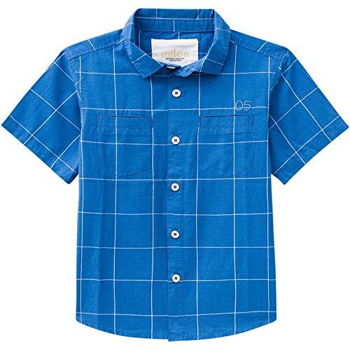 Camisa Infantil para Meninos, Milon, Azul, 4