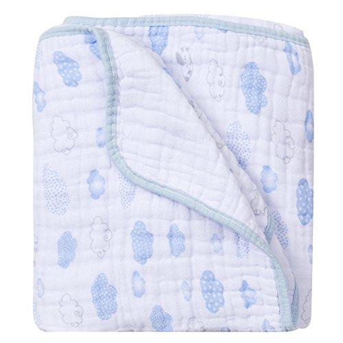 Cobertor Soft Estampado, Papi Textil, Azul, 1.0Mx80Cm