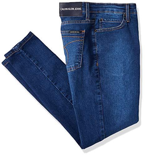 Calça Jeans High Skinny, Calvin Klein, Feminino, Azul Médio, 44