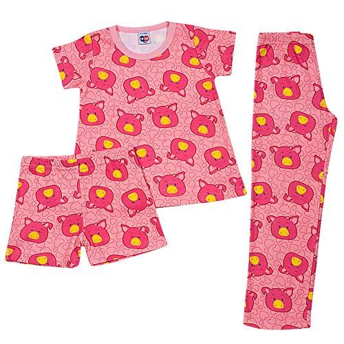 TipTop Pijama Curto  Rosa, 3-4