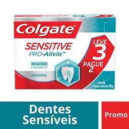 Creme Dental Colgate Sensitive Pro-Alívio Original 50g Promo Leve 3 Pague 2