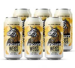 Cerveja Unicorn Weiss Caixa C/ 6 Latas 473 Ml