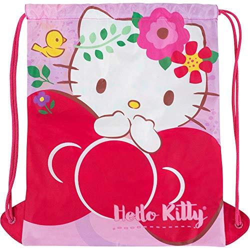 Saco Escolar, Hello Kitty, 8797, Rosa Pink