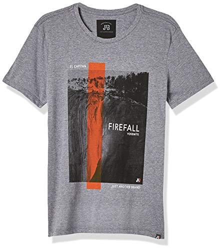 JAB Camiseta Firefall Masculino, Tam P, Mescla Escuro