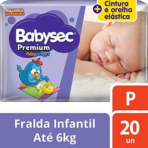 Fralda Babysec Galinha Pintadinha Premium P 20 Unids, Babysec, P