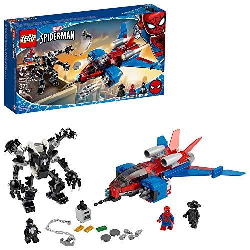 LEGO Marvel Homem-Aranha: Aranha-Jato vs. Robô do Venom 76150 Kit de Construção (371 peças)