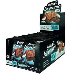 Brownie de Chocolate com Coco Sem Açúcar Sem glúten Sem lactose Belive Display com 10 unidades de 40g