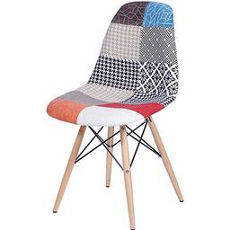 Cadeira de Jantar Eames Wood Patchwork 1102 OR Design