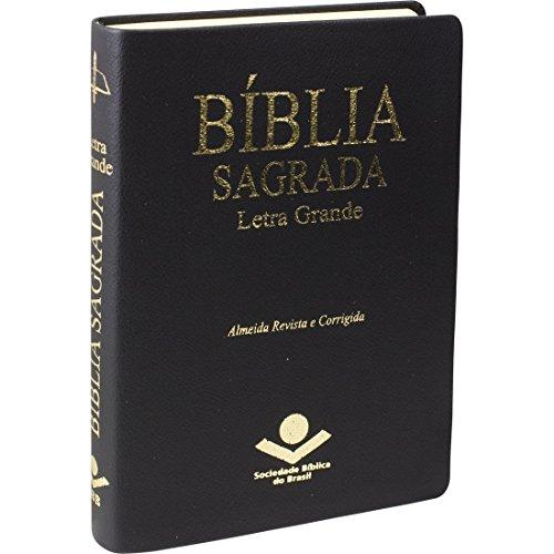 Bíblia Sagrada Letra Grande - Couro Sintético Preta