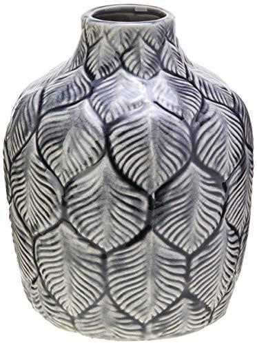 Peron Vaso 20 * 16cm Ceramica Cinza Cn Gs Internacional Único