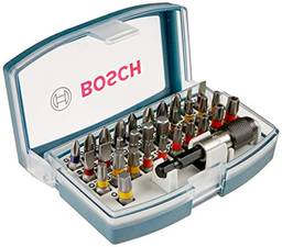 Bosch 2607017359-000, Kit Promoline de Pontas, Azul, 32 Peças