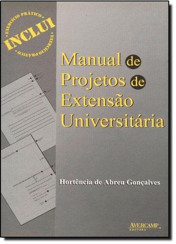 Manual de projetos de extensão universitária