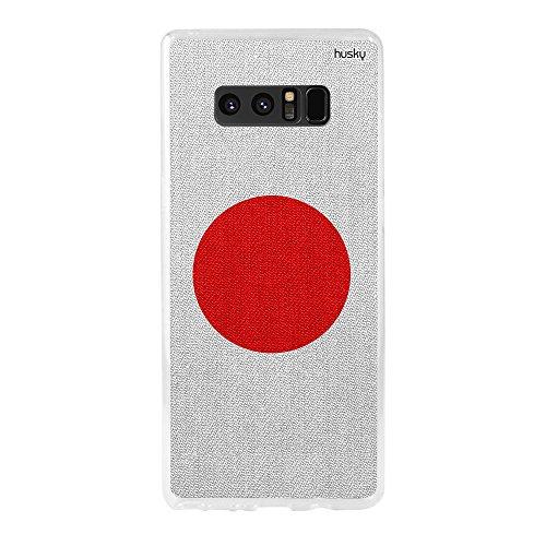 Capa Personalizada Bandeira Japão, Husky para Galaxy Note8, Capa Protetora para Celular, Colorido