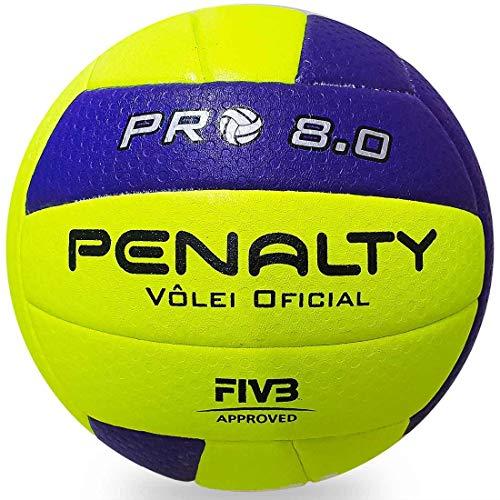 Bola VôleiI 8.0 Pro IX Penalty, Amarelo, 67cm