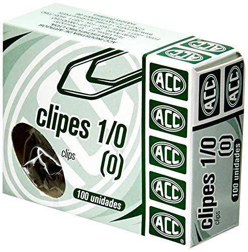 Clips Galvanizado Aco 1/0 (0) 100 Unidades - Pacote com 10, Acc, 9.11.11.180, Multicor